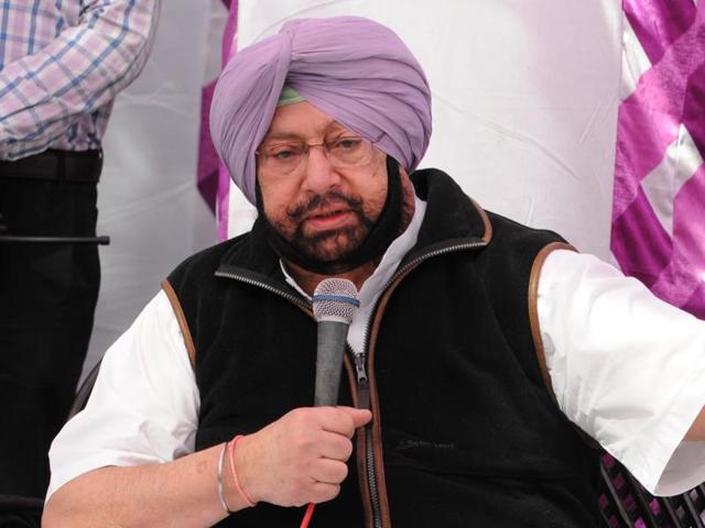 “No apology can wash yours sins,” he told Badal, saying that the CM was again trying to deflect public attention by his “characteristic theatrical histrionics”. (HT Photo) “No apology can wash yours sins,” he told Badal, saying that the CM was again trying to deflect public attention by his “characteristic theatrical histrionics”. (HT Photo)