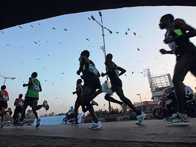 A representative photo of runners during a half-marathon. (Vijayanand Gupta/HT Photo) A representative photo of runners during a half-marathon. (Vijayanand Gupta/HT Photo)