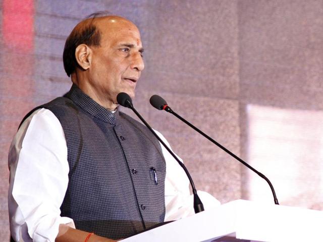 Home minister Rajnath Singh. (Arun Sharma/HT file photo) Home minister Rajnath Singh. (Arun Sharma/HT file photo)