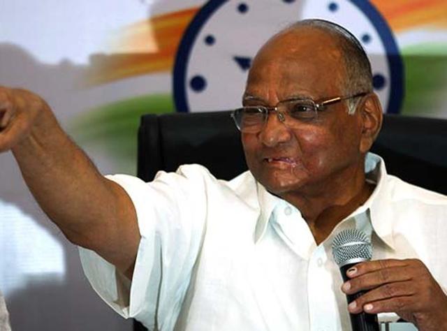 The decision to reunite with the Congress for the legislative council elections as well as the civic polls came in a meeting of key party leaders and elected representatives called by Nationalist Congress Party chief Sharad Pawar on Monday. (Kunal Patil/HT photo) The decision to reunite with the Congress for the legislative council elections as well as the civic polls came in a meeting of key party leaders and elected representatives called by Nationalist Congress Party chief Sharad Pawar on Monday. (Kunal Patil/HT photo)