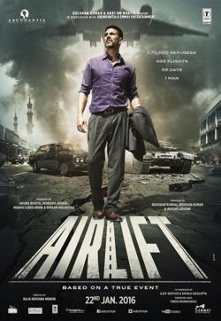 Akshay Kumar on the poster of Airlift. (TWITTER)