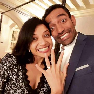 Sheetal Gautam with Robin Uthappa (Twitter) Sheetal Gautam with Robin Uthappa (Twitter)