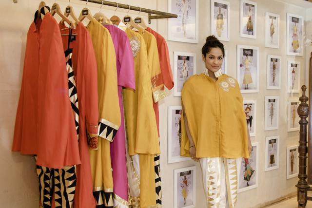 Gupta is ditching the norm of heavily designed lehengas and saris for her sangeet and reception (Photo: Aditya Sapre and Malcolm Dsouza/8BITS; Location courtesy: House of Masaba, Juhu)