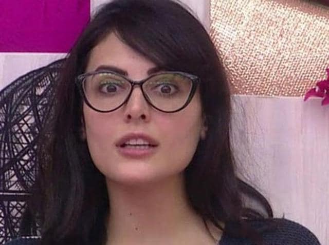 Mandana Karimi is sent to the secret room from where she can watch her co-contestants. The housemates believe that she has been evicted from the show. (COLORS TV) Mandana Karimi is sent to the secret room from where she can watch her co-contestants. The housemates believe that she has been evicted from the show. (COLORS TV)