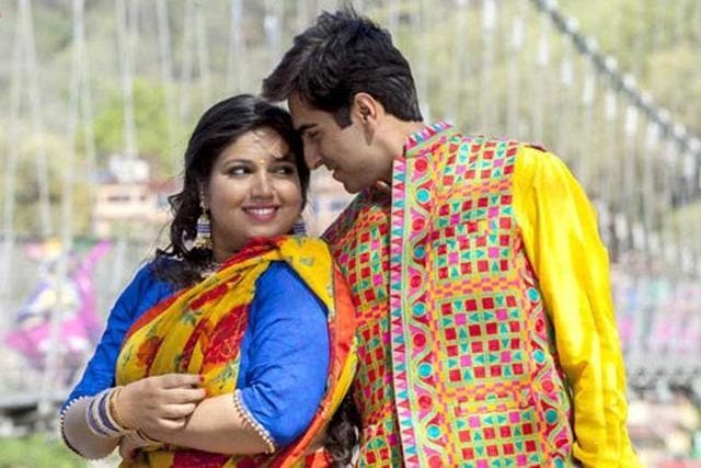 Bhumi and Ayushmann in the title song of Dum Laga Ke Haisha. Bhumi and Ayushmann in the title song of Dum Laga Ke Haisha.
