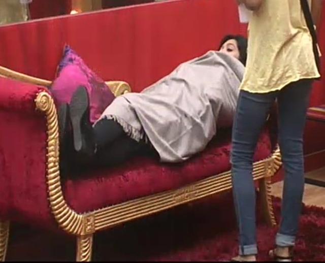 Digangana fell ill on the show. Digangana fell ill on the show.