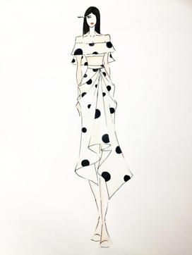 An exclusive sketch for HT48Hours of Gupta’s self-designed outfit for her bridal shower (Sketch : Masaba Gupta) An exclusive sketch for HT48Hours of Gupta’s self-designed outfit for her bridal shower (Sketch : Masaba Gupta)