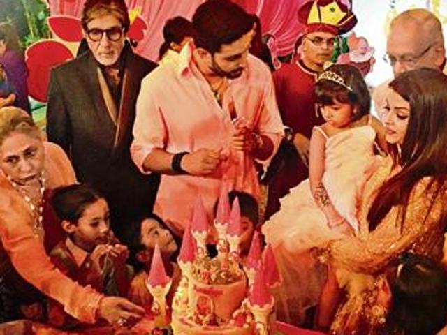 The Bachchan family celebrated Aaradhya’s birthday with a grand princess-theme-party. Several Bollywood stars with their kids were in attendance at the bash. (HT City) 