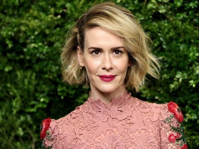 Actress Sarah Paulson attends the Museum of Modern Art's 8th Annual Film Benefit honouring Cate Blanchett at the Museum of Modern Art on New York City. (AFP)