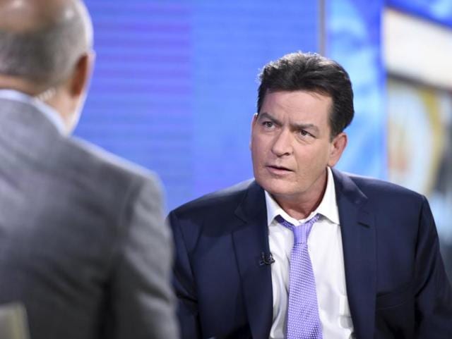 Former Two and a Half Men star Charlie Sheen is interviewed on NBC's Today in New York. In the interview, the 50-year-old Sheen said he tested positive four years ago for the virus that causes AIDS.(AP)