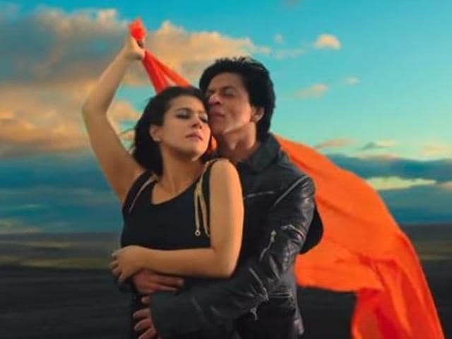 Shah Rukh Khan and Kajol in a still from Rohit Shetty’s Dilwale.(YOUTUBE GRAB)