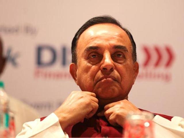 BJP leader Dr Subramanian Swamy. (Anshuman Poyrekar/HT Photo) BJP leader Dr Subramanian Swamy. (Anshuman Poyrekar/HT Photo)