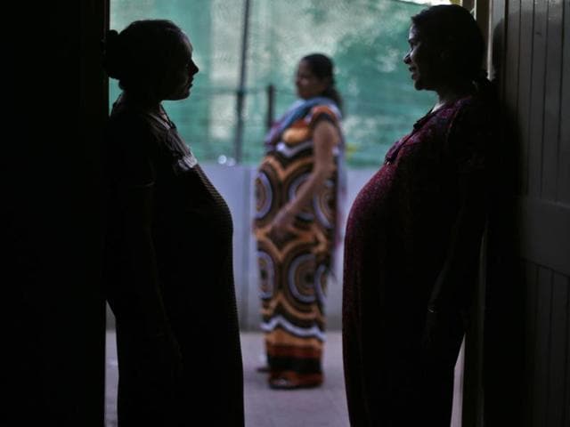 File photo of surrogate mothers at Surrogate House in Anand, Gujarat. (Ravi Choudhary/ HT Photo) File photo of surrogate mothers at Surrogate House in Anand, Gujarat. (Ravi Choudhary/ HT Photo)