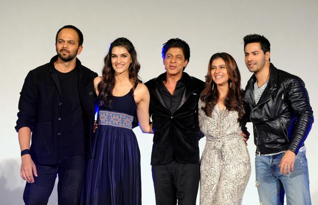 The Dilwale team at the song launch event. (AFP) The Dilwale team at the song launch event. (AFP)
