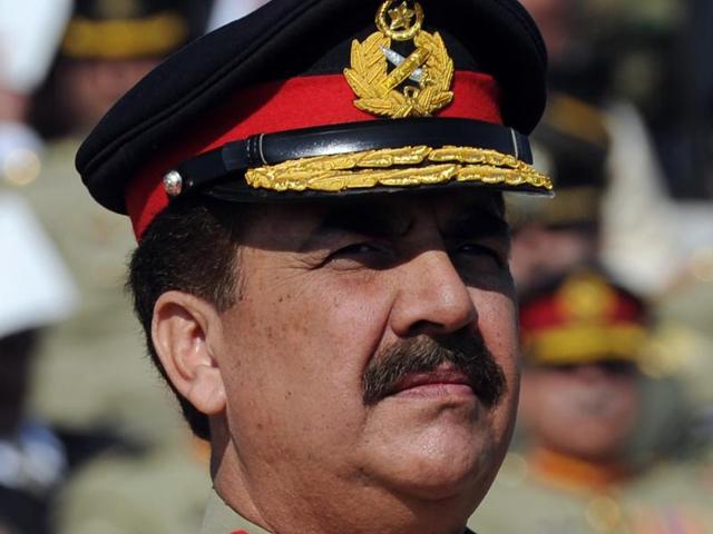 File photo of Pakistan's new army chief General Raheel Sharif attending a ceremony, in Rawalpindi. (AFP Photo) File photo of Pakistan's new army chief General Raheel Sharif attending a ceremony, in Rawalpindi. (AFP Photo)