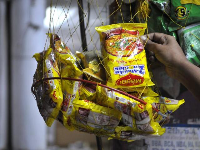 Maggi noodles, a product of Swiss company Nestle, came back in market in November 2015 after a five month ban for allegedly containing lead beyond permissible levels. (PTI) Maggi noodles, a product of Swiss company Nestle, came back in market in November 2015 after a five month ban for allegedly containing lead beyond permissible levels. (PTI)