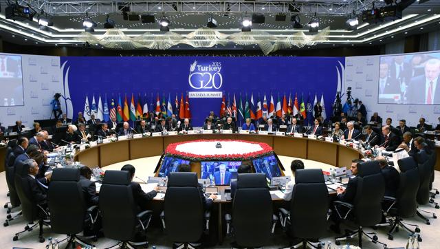 European Union leaders stand in a minute of silence to honour the victims of the attacks in Paris, at the G-20 Summit in Antalya. (AP Photo) European Union leaders stand in a minute of silence to honour the victims of the attacks in Paris, at the G-20 Summit in Antalya. (AP Photo)