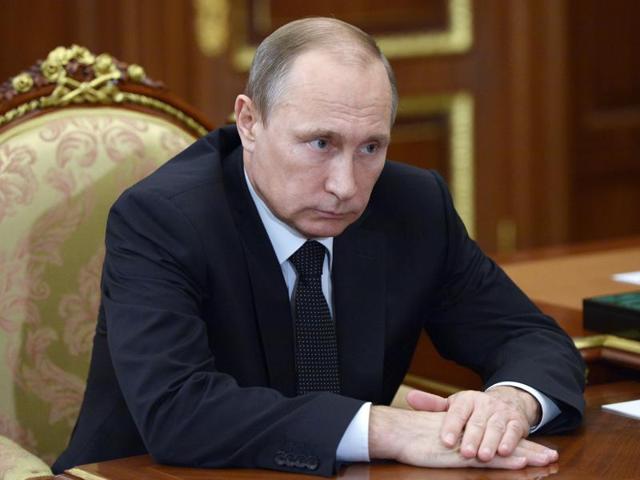 Russian President Vladimir Putin holds a meeting in Moscow's Kremlin, Russia. (AP Photo) Russian President Vladimir Putin holds a meeting in Moscow's Kremlin, Russia. (AP Photo)