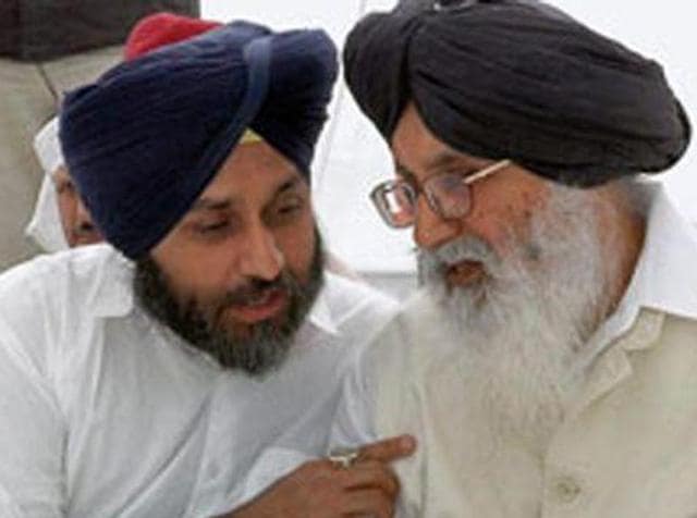 Shaken by the unrest and dazed by the fact that Sikh radicals and hardliners received massive response from the public during the statewide protests and rallies, the chief minister and his son have begun blunting the ‘anti-Badal sentiment.(HT Photo) Shaken by the unrest and dazed by the fact that Sikh radicals and hardliners received massive response from the public during the statewide protests and rallies, the chief minister and his son have begun blunting the ‘anti-Badal sentiment.(HT Photo)