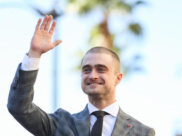 Daniel Radcliffe at the ceremony honouring him with a star on the Hollywood Walk of Fame.(AP) Daniel Radcliffe at the ceremony honouring him with a star on the Hollywood Walk of Fame.(AP)