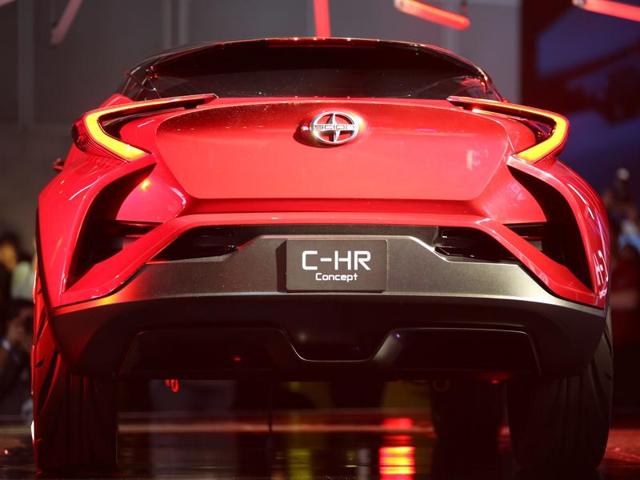 The Scion C-HR concept car is presented at the 2015 Los Angeles Auto Show. The LA Auto Show, which opens on November 20, was founded in 1907. (AFP) The Scion C-HR concept car is presented at the 2015 Los Angeles Auto Show. The LA Auto Show, which opens on November 20, was founded in 1907. (AFP)