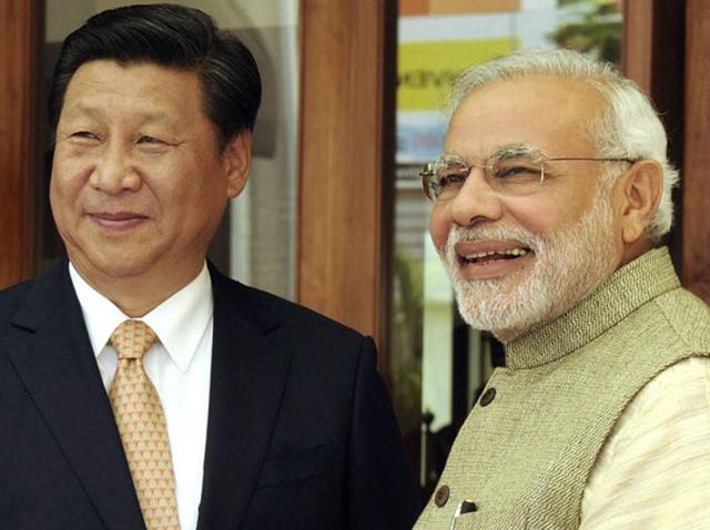 The Prime Minister, Shri Narendra Modi welcoming the Chinese President, Mr. Xi Jinping, at Hyatt Hotel, Ahmedabad on September 17, 2014. (HT File Photo) The Prime Minister, Shri Narendra Modi welcoming the Chinese President, Mr. Xi Jinping, at Hyatt Hotel, Ahmedabad on September 17, 2014. (HT File Photo)