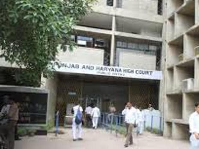 Punjab and Haryana high court(HT Photo) Punjab and Haryana high court(HT Photo)