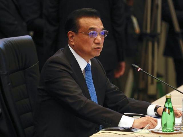China's Premier Li Keqiang speaks during the 10th China-ASEAN Summit in Kuala Lumpur. (AP)