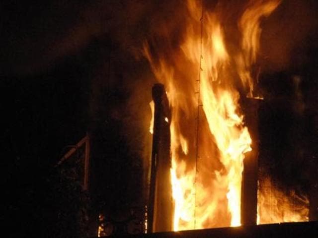 Hundreds of people surrounded a chipboard factory in Jehlum city on Friday night and set the facility ablaze after reports surfaced that one employee had allegedly desecrated the Koran. A file photo used for representative purpose. (HT Photo) Hundreds of people surrounded a chipboard factory in Jehlum city on Friday night and set the facility ablaze after reports surfaced that one employee had allegedly desecrated the Koran. A file photo used for representative purpose. (HT Photo)