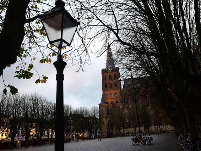 During his lifetime, his work was widely copied particularly his macabre depictions of hell. A view of Saint John’s Cathedral in s’Hertgonbosch, The Netherlands, on November 16, 2015. (AFP)