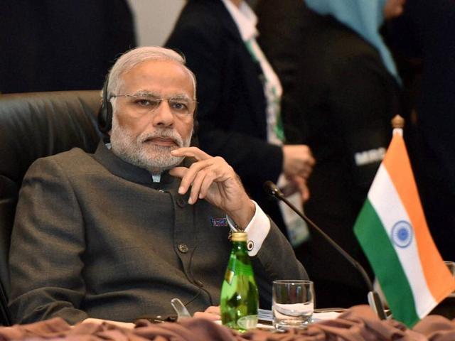 Prime Minister Narendra Modi at the 13th ASEAN-India Summit in Kuala Lumpur, Malaysia. (PTI) Prime Minister Narendra Modi at the 13th ASEAN-India Summit in Kuala Lumpur, Malaysia. (PTI)