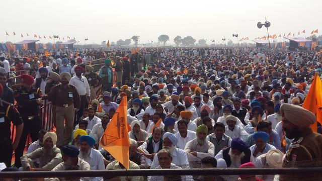 There was a tremendous turnout of people. (HT Photo ) There was a tremendous turnout of people. (HT Photo )