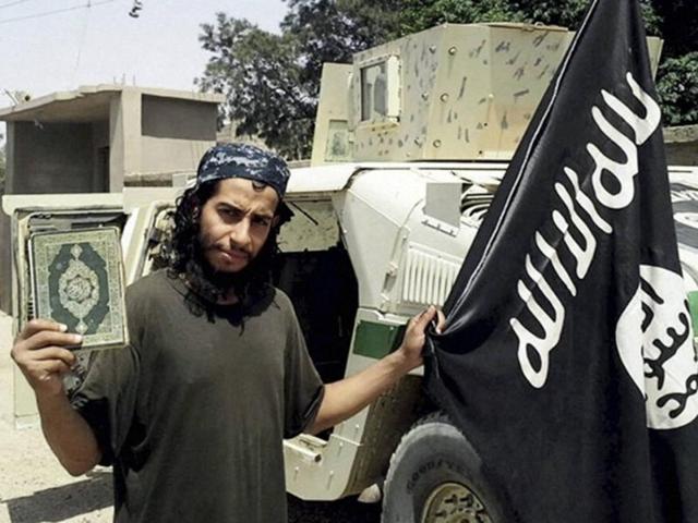 This undated image made available in the Islamic State's English-language magazine Dabiq shows Belgian Abdelhamid Abaaoud.(AP) This undated image made available in the Islamic State's English-language magazine Dabiq shows Belgian Abdelhamid Abaaoud.(AP)