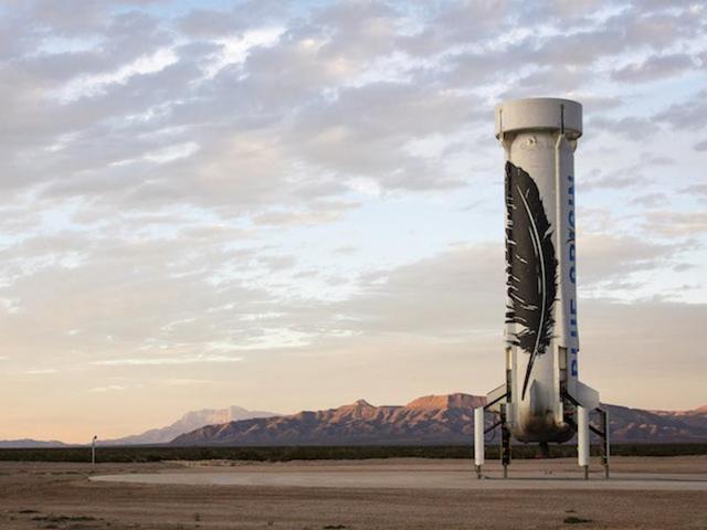A promotional image of New Shepard, private spaceflight company Blue Origins’ main rocket. The successful landing of the rocket hints at a potential game changer for space exploration, with a rocket model that can be potentially reused for subsequent launches.(Photo courtesy: Blue Origin official website)