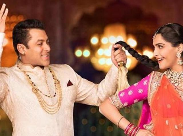 Salman Khan, Sonam Kapoor in a still from PRDP. Salman Khan, Sonam Kapoor in a still from PRDP.