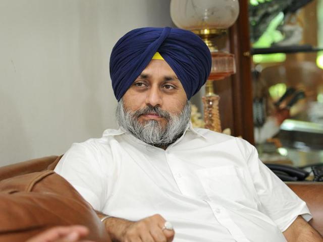 Punjab deputy chief minister Sukhbir Singh Badal.(HT File Photo) Punjab deputy chief minister Sukhbir Singh Badal.(HT File Photo)