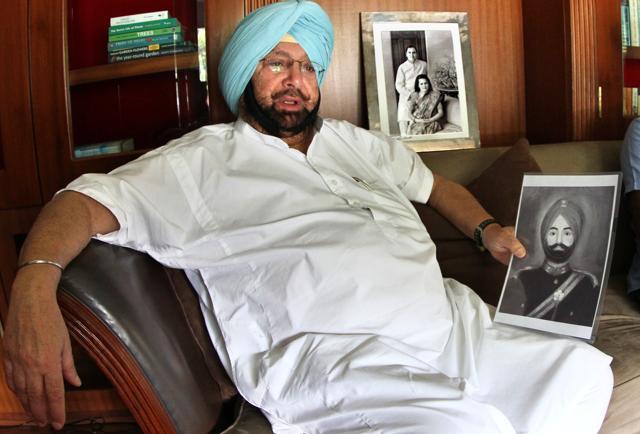 “I am loving their Amarinder obsession. They are feeling so nervous and threatened. Look at their plight. They hired a helicopter to take an aerial view to show the crowds at the rally but what it captured was empty grounds,” Amarinder said about the Badals’ Sadbhawna rally. (Gurpreet Singh/HT Photo) “I am loving their Amarinder obsession. They are feeling so nervous and threatened. Look at their plight. They hired a helicopter to take an aerial view to show the crowds at the rally but what it captured was empty grounds,” Amarinder said about the Badals’ Sadbhawna rally. (Gurpreet Singh/HT Photo)