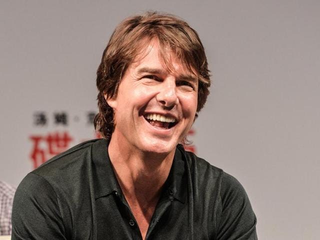 Tom Cruise attending the Shanghai premiere of Mission: Impossible - Rogue Nation.(AFP)