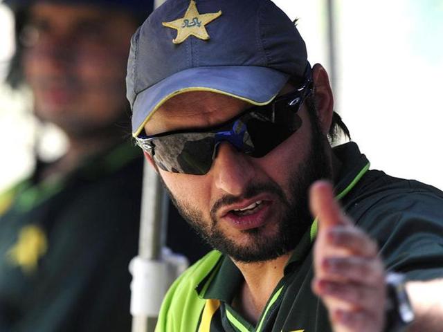 File photo of Pakistani cricketer Shahid Afridi. Afridi has said that he wants resumption of cricket ties with India irrespective of politics. (AFP) File photo of Pakistani cricketer Shahid Afridi. Afridi has said that he wants resumption of cricket ties with India irrespective of politics. (AFP)