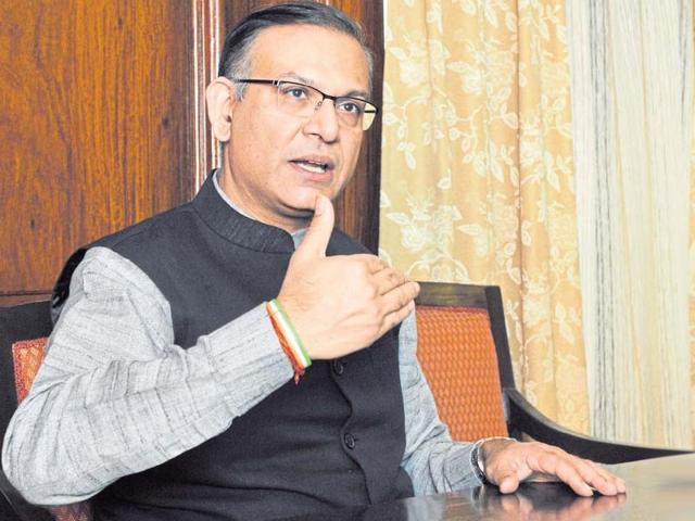 Minister of state for finance Jayant Sinha. (Mohd Zakir/HT photo) Minister of state for finance Jayant Sinha. (Mohd Zakir/HT photo)