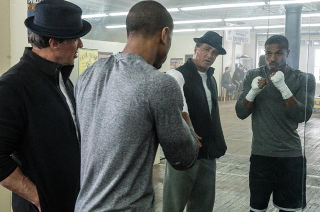 Johnson is the son of Apollo Creed in the movie, Rocky’s first opponent. (Warner Bros. Pictures) Johnson is the son of Apollo Creed in the movie, Rocky’s first opponent. (Warner Bros. Pictures)