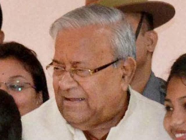 Students take selfie with Assam governor, PB Acharya at Circuit House in Nagaon district of Assam on Thursday. Acharya recently sparked a controversy saying that “Hindustan is for Hindus” and Indian Muslims are “free to go to Pakistan”. (PTI File) Students take selfie with Assam governor, PB Acharya at Circuit House in Nagaon district of Assam on Thursday. Acharya recently sparked a controversy saying that “Hindustan is for Hindus” and Indian Muslims are “free to go to Pakistan”. (PTI File)