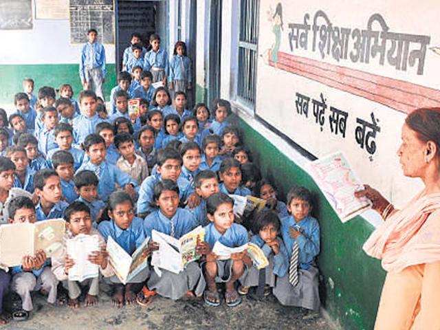 A key component of the Right to Education Act, the no-detention policy was enforced on April 1, 2010 with an aim to ensure that every child between the age of six and 14 studied in school. (HT File Photo) A key component of the Right to Education Act, the no-detention policy was enforced on April 1, 2010 with an aim to ensure that every child between the age of six and 14 studied in school. (HT File Photo)