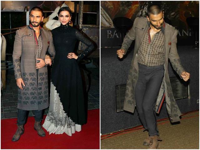 Even Deepika had to quit the frame to let Ranveer do his thing. (IANS)