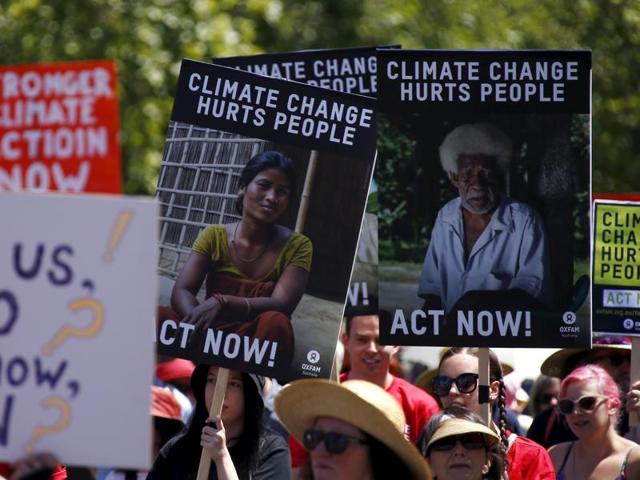 Destruction of natural barriers and flora and fauna coupled with climate change are bound to have long-term ecological, human and political ramifications on the country.(Reuters Photo) Destruction of natural barriers and flora and fauna coupled with climate change are bound to have long-term ecological, human and political ramifications on the country.(Reuters Photo)