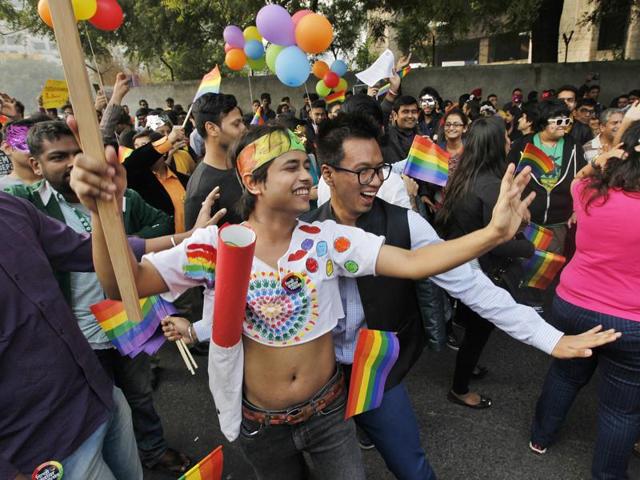 Lgbt Pride Parade Striped In Colours Delhi Demands Free Love Hindustan Times 