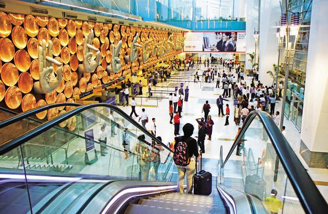 Airport rankings: Delhi (above) and Bangalore are easily the best. (Photo by Ajay Aggarwal) (Hindustan Times)