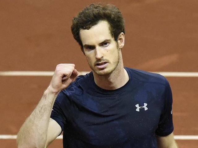 Britain's Andy Murray celebrates after his team won the doubles tennis match on the second day of the Davis Cup final on November 28, 2015. (AFP Photo) Britain's Andy Murray celebrates after his team won the doubles tennis match on the second day of the Davis Cup final on November 28, 2015. (AFP Photo)