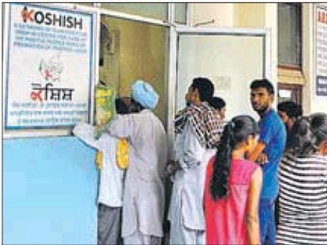 ART centre at the Jalandhar civil hospital. (HT FILE PHOTO) ART centre at the Jalandhar civil hospital. (HT FILE PHOTO)