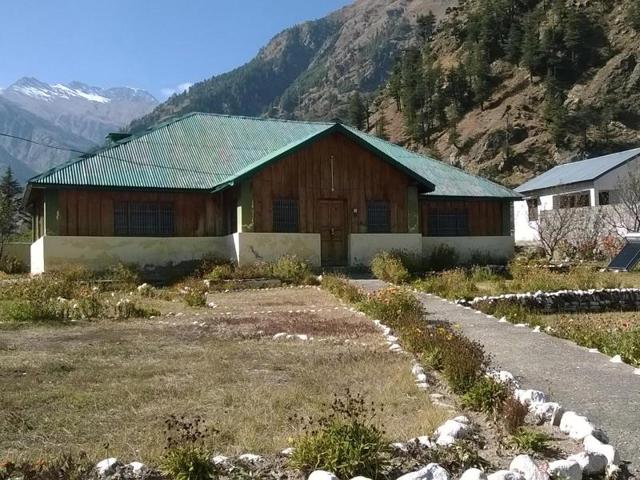 The Wilson House at Harsil in Uttarkashi district. (Neha Pant/HT photo) The Wilson House at Harsil in Uttarkashi district. (Neha Pant/HT photo)